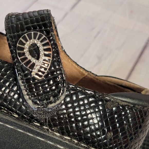 Alegria Paloma Jazzy Black Mary Jane Shoes - Picture 13 of 14